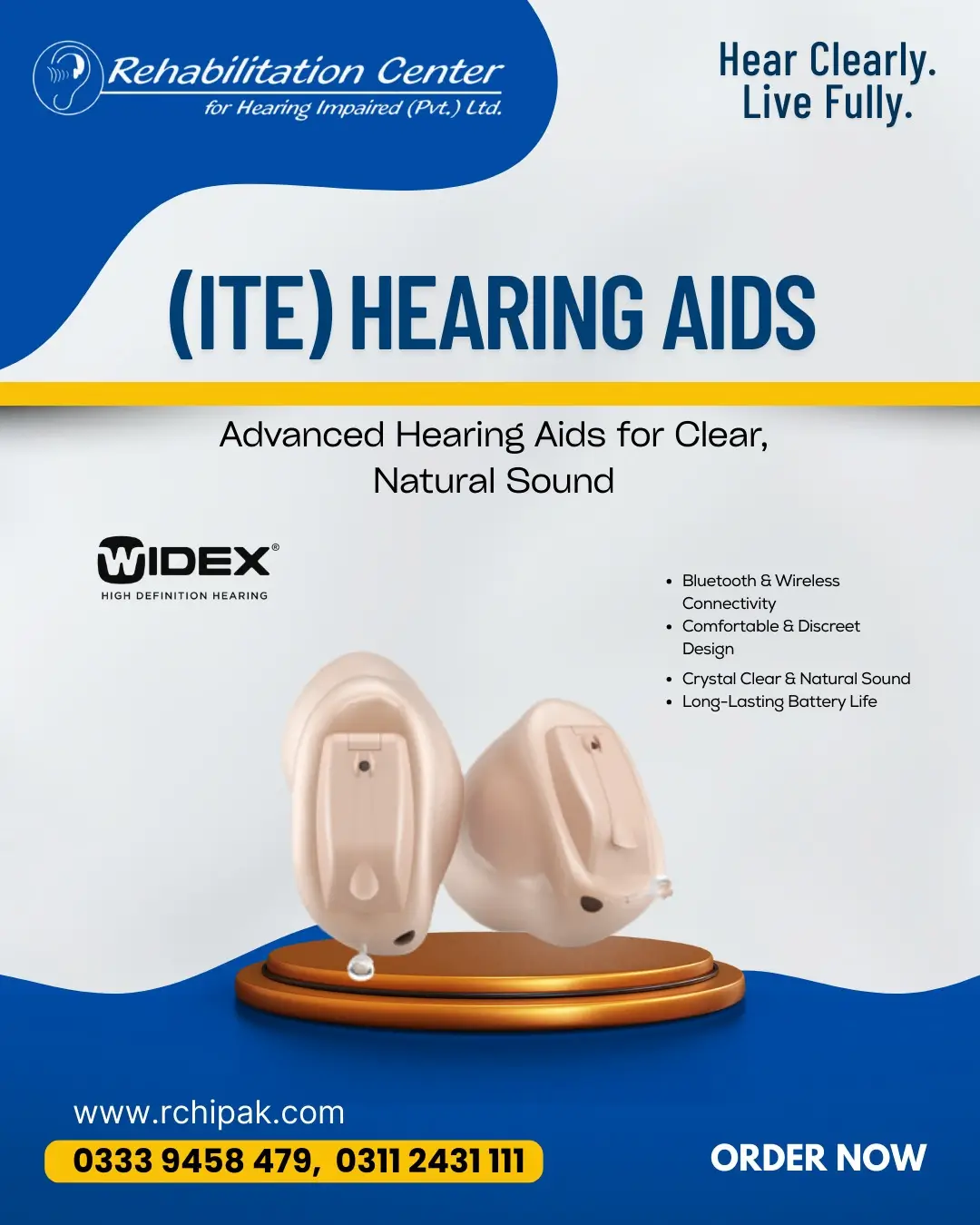 ITE Widex Hearing Aid
